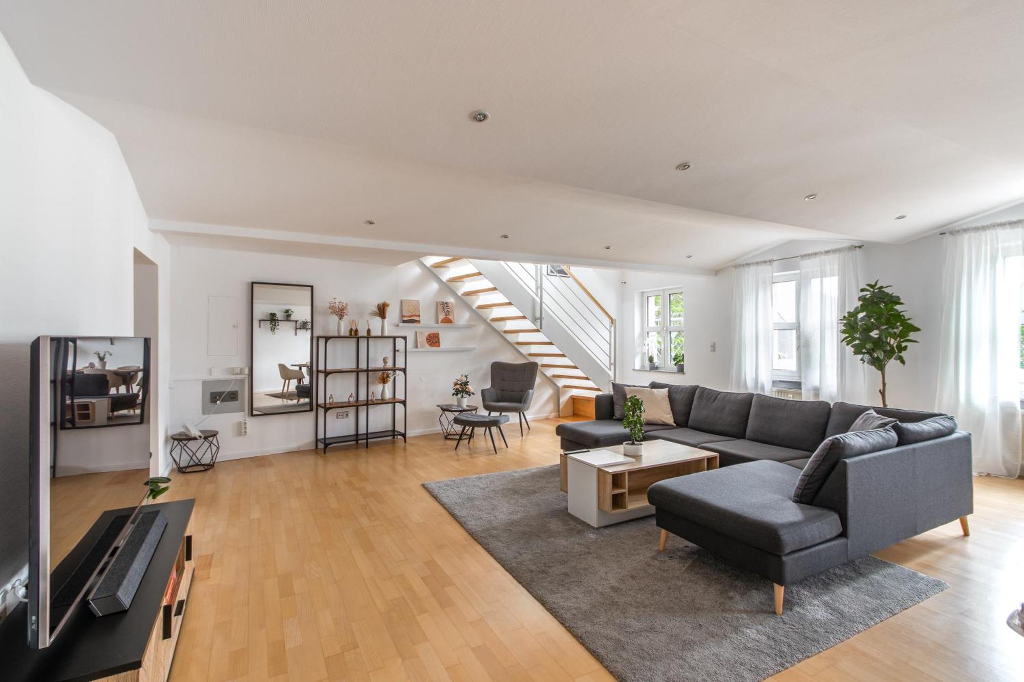 Penthouse-Maisonette - City Center, Highspeed Internet, Garage Worms Exterior foto