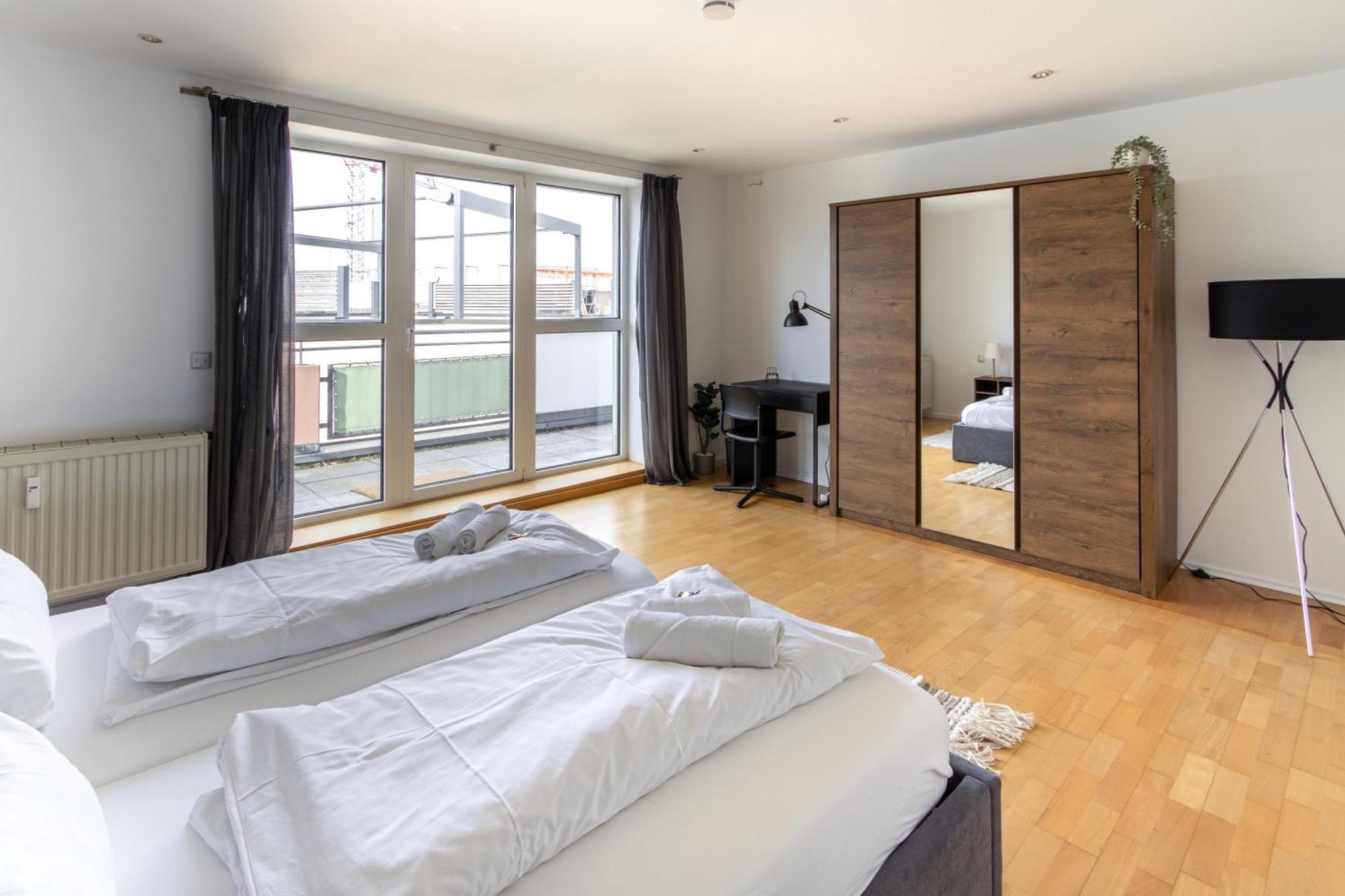 Penthouse-Maisonette - City Center, Highspeed Internet, Garage Worms Exterior foto