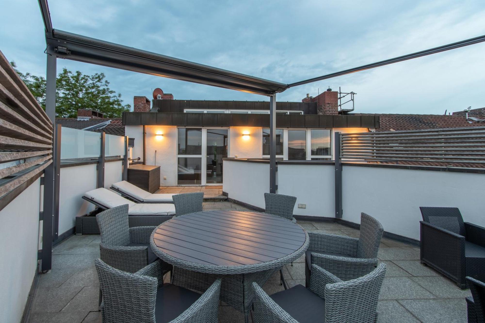 Penthouse-Maisonette - City Center, Highspeed Internet, Garage Worms Exterior foto